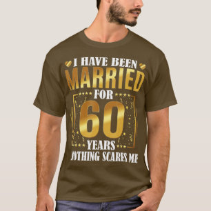 Camiseta Eu sou casado por 60 anos 60 casando Ann