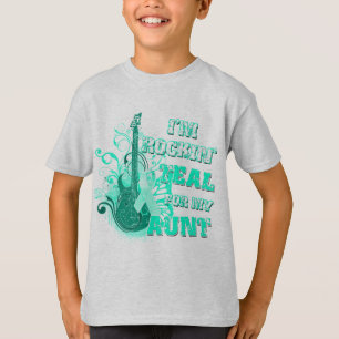 Camiseta Eu sou cerceta de Rockin para minha tia