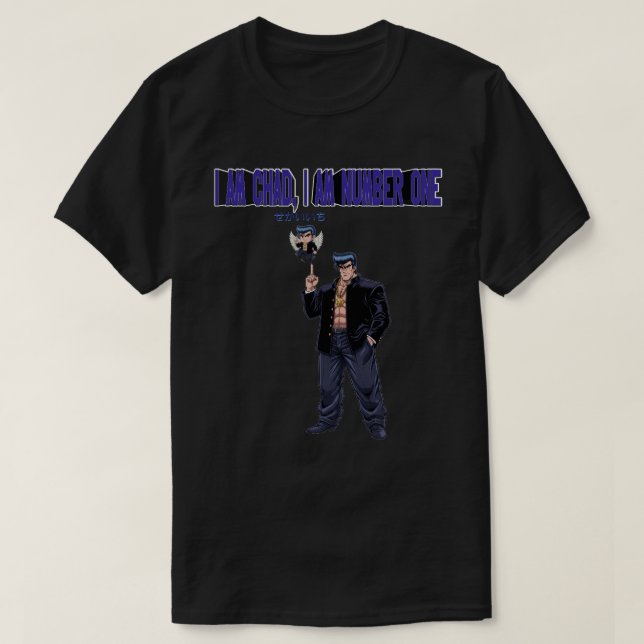 CAMISETA EU SOU CHAD, EU SOU O NÚMERO  UM (Frente do Design)