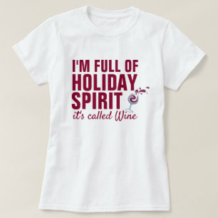 Camiseta Eu sou CHEIO de ESPÍRITO DE FÉRIAS. É chamado d