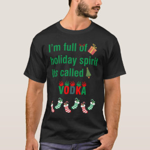 Camiseta Eu sou Cheio do Espírito de Feriado. Chama-se Vod