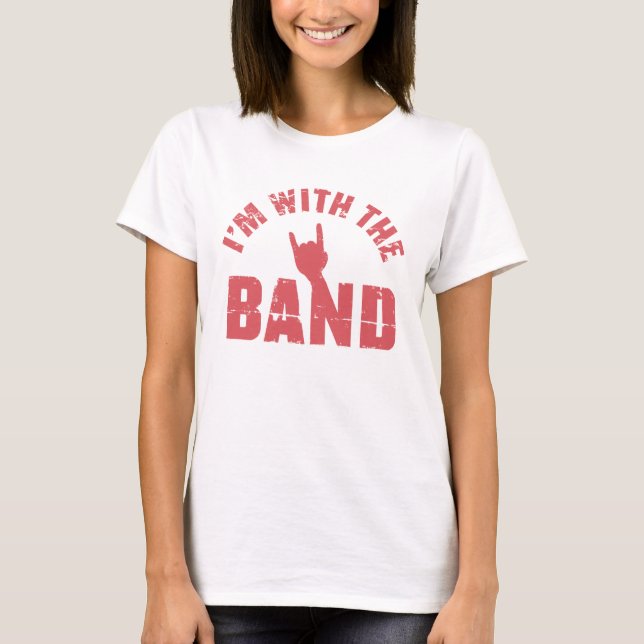 Camiseta Eu sou com a banda (Frente)