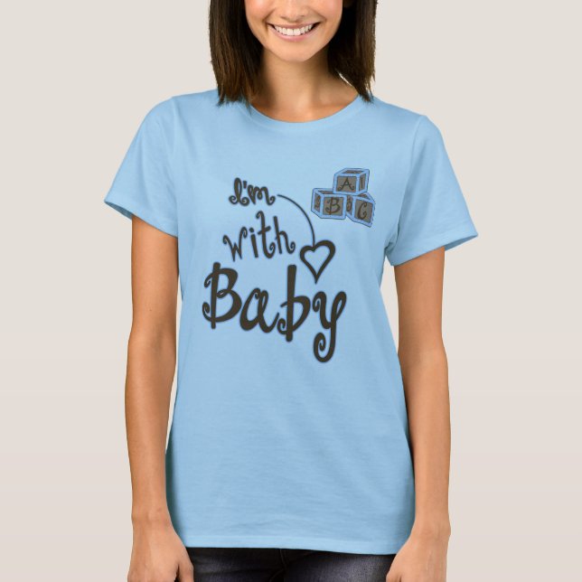 Camiseta Eu sou com bebê (Frente)