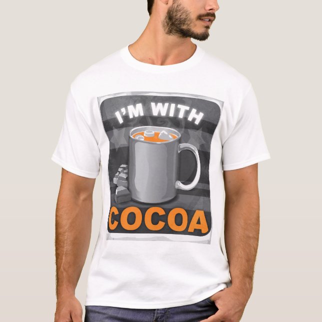 Camiseta Eu sou com cacau (Frente)
