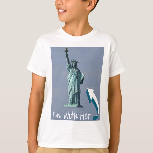 Camiseta Eu sou com ela! (Frente)