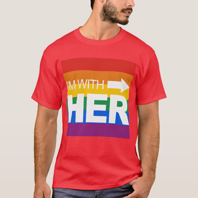 Camiseta Eu sou com ela (direito) - .png (Frente)