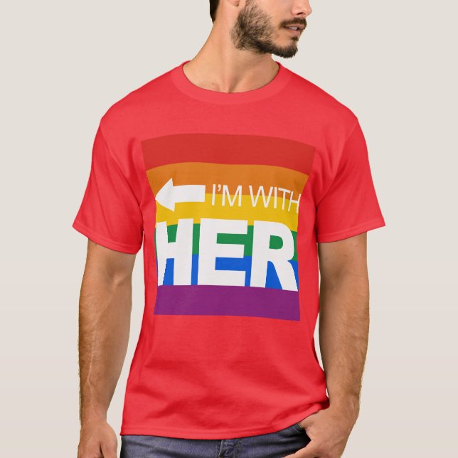 Camiseta Eu sou com ela (esquerdo) - .png (Frente)