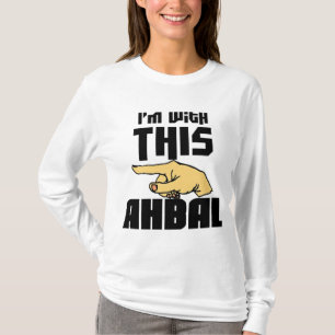Camiseta Eu sou com este Ahbal
