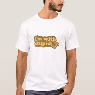 Camiseta Eu sou com estúpido