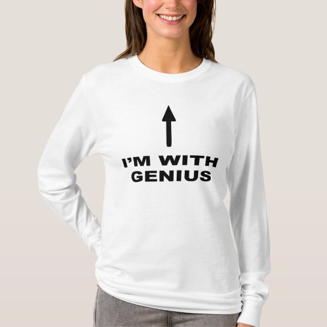 Camiseta Eu sou COM GÊNIO (Frente)
