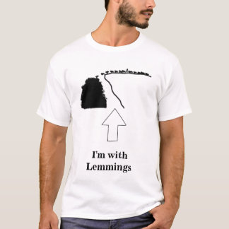Camiseta Eu sou com Lemmings