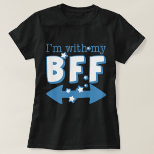 Camiseta Eu sou com meu BFF (a seta dobro)