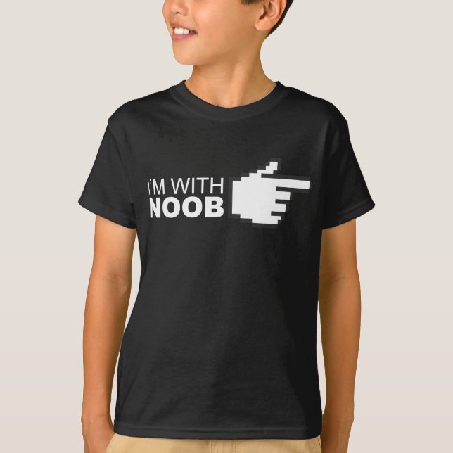 Camiseta Eu sou com Noob (Frente)