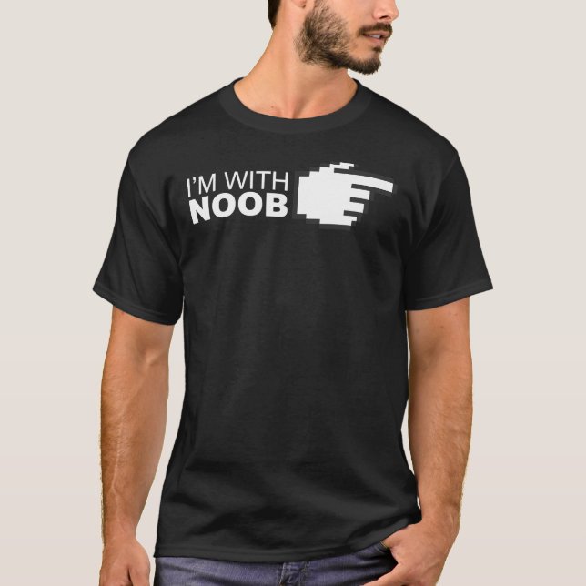 Camiseta Eu sou com Noob (Frente)