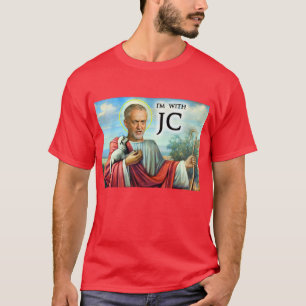 Camiseta Eu sou com o T dos homens de JC