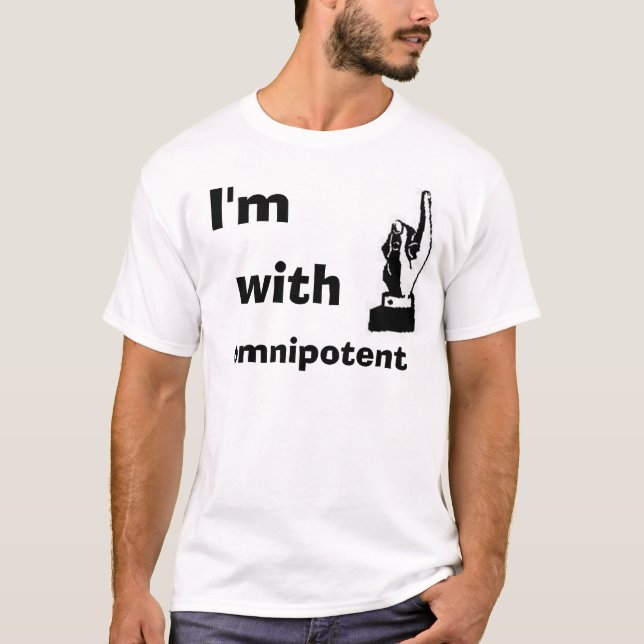 Camiseta Eu sou com onipotente (Frente)