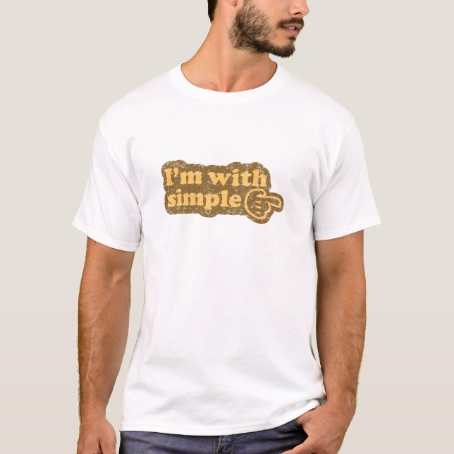 Camiseta Eu sou com simples (Frente)