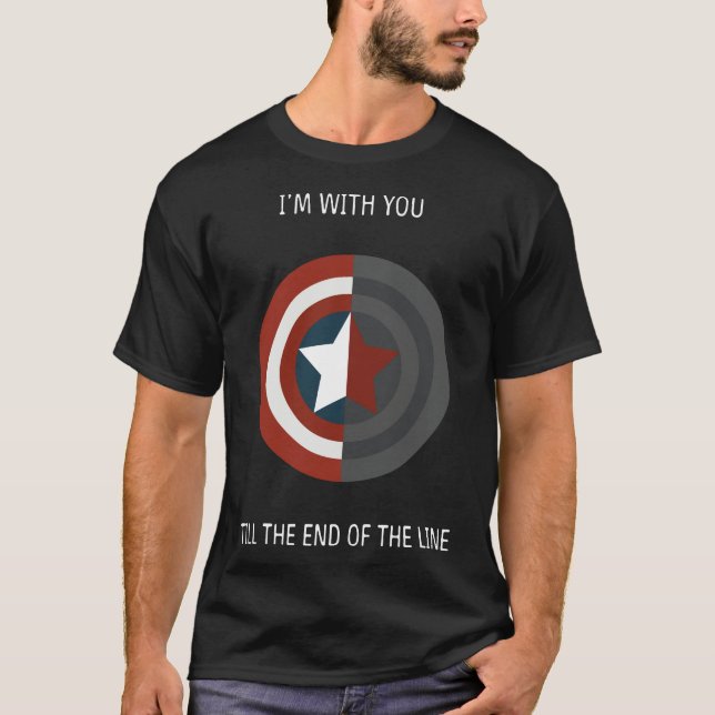 Camiseta Eu sou com u até a extremidade da linha t-sh (Frente)