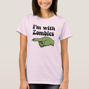 Camiseta Eu sou com zombis