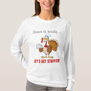 Camiseta Eu sou comensal pronto para comer da acção de