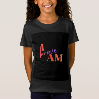Camiseta Eu Sou Corajosa para Meninas