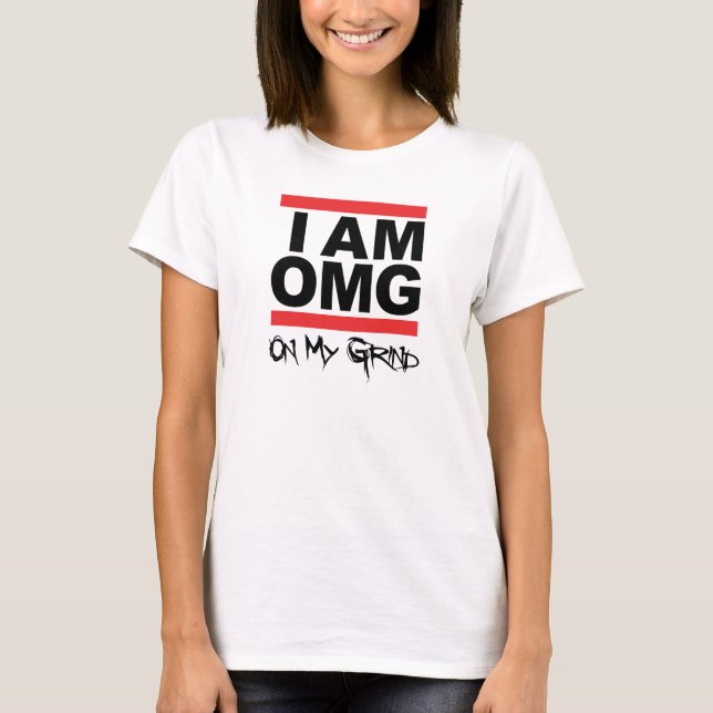 Camiseta Eu sou correia de espaguetes de OMG (Frente)