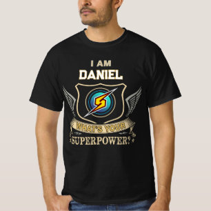 Camiseta Eu Sou DANIEL Qual É Seu Superpoder