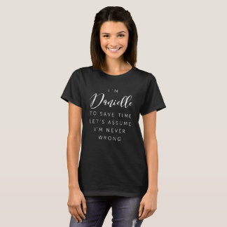 Camiseta Eu sou Danielle