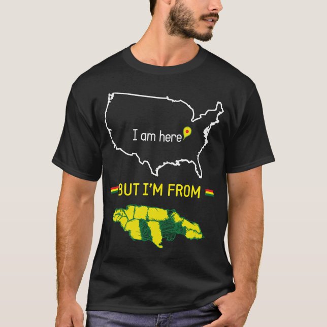 Camiseta Eu sou de Jamaica (Frente)