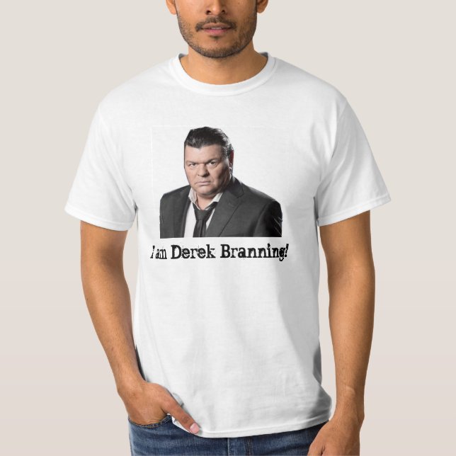Camiseta Eu sou Derek Branning (Frente)