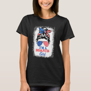 Camiseta Eu sou Desantis Girl Florida Governador 2024 EUA A