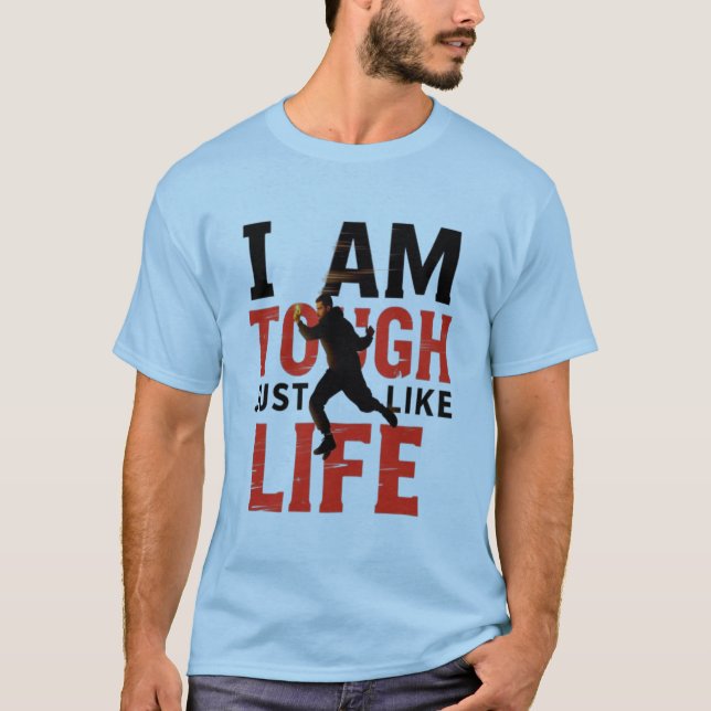 CAMISETA EU SOU DIFÍCIL COMO A VIDA (Frente)