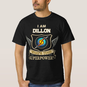 Camiseta Eu Sou DILLON Qual É Seu Superpoder