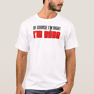 Camiseta Eu sou direito mim sou Deda