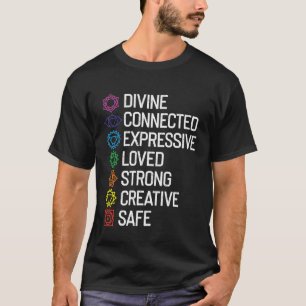 Camiseta Eu Sou Divino Conectado Expressivo Amado Forte Cri