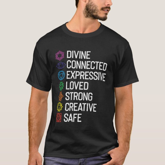 Camiseta Eu Sou Divino Conectado Expressivo Amado Forte Cri (Frente)