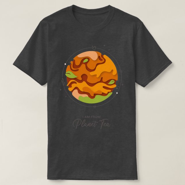 Camiseta Eu sou do Planet Tea (Frente do Design)