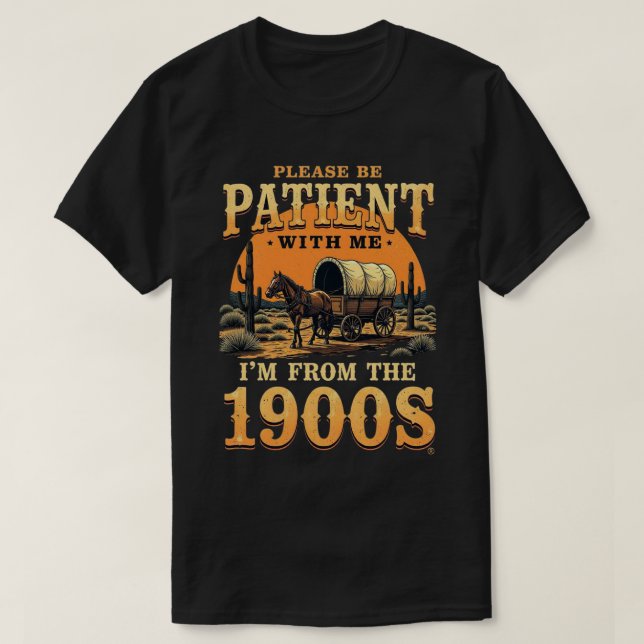 Camiseta Eu sou dos anos 1900 - Feliz Natal dos anos 1900 (Frente do Design)