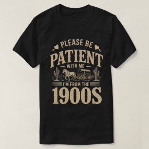 Camiseta Eu sou dos anos 1900 - Feliz Natal dos anos 1900