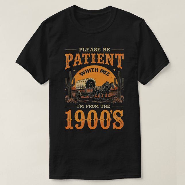 Camiseta Eu sou dos anos 1900 - Feliz Natal dos anos 1900 (Frente do Design)