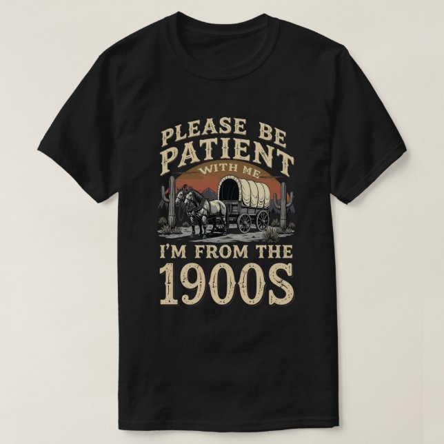 Camiseta Eu sou dos anos 1900 - Feliz Natal dos anos 1900 (Frente do Design)