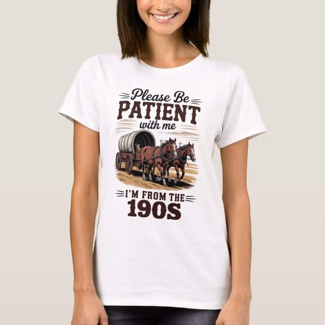 Camiseta Eu sou dos anos 1900 - Feliz Natal dos anos 1900 (Frente)