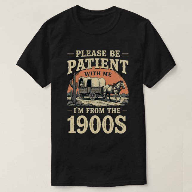 Camiseta Eu sou dos anos 1900 - Feliz Natal dos anos 1900 (Frente do Design)