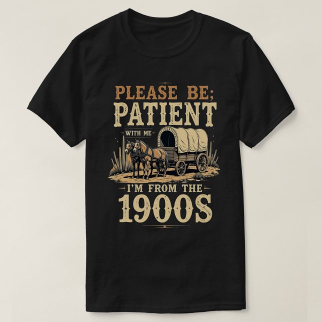 Camiseta Eu sou dos anos 1900 - Feliz Natal dos anos 1900 (Frente do Design)