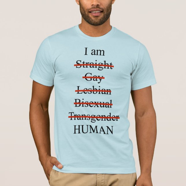 Camiseta Eu sou... e logotipo bissexual traseiro (Frente)