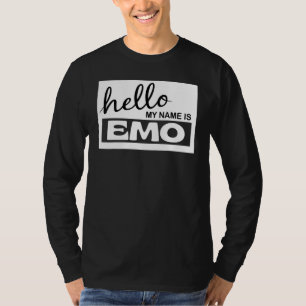 Camiseta Eu Sou Emo Olá Im Emo Então Que Mais Velho Emo Era