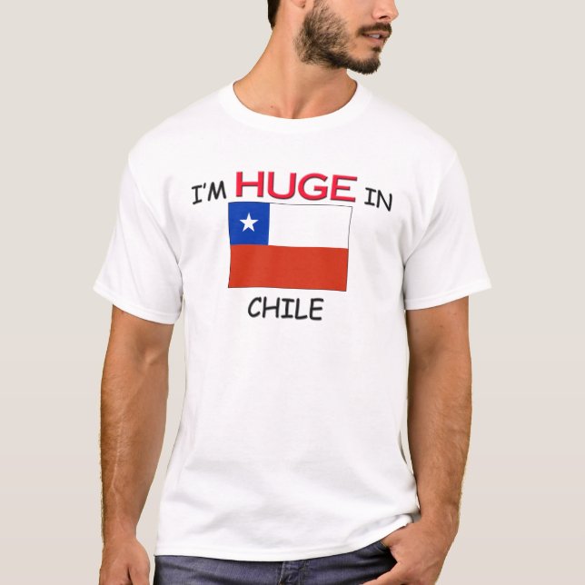 Camiseta Eu sou ENORME no CHILE (Frente)