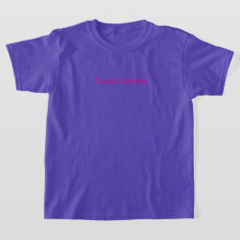 Camiseta Eu sou escolhido Girls Basic T-Shirt