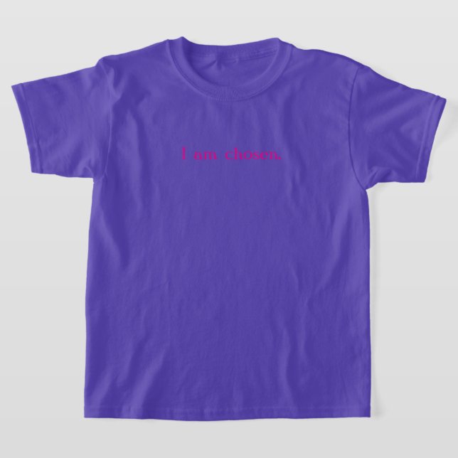 Camiseta Eu sou escolhido Girls Basic T-Shirt (Postura )