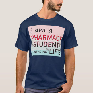 Camiseta eu sou estudante de farmácia não tenho essentil 2